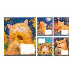Набір зошитів учнівських 1Bересня "Sunny cat" лінія, 18 аркушів, 25 зошитів 768772