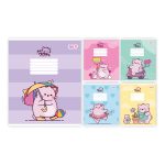 Набір зошитів учнівських Yes "Pembe the cat" лінія, 18 аркушів, 25 зошитів 769091
