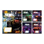 Набір зошитів учнівських Yes "Neon" лінія, 24 аркуші, 20 зошитів 768813