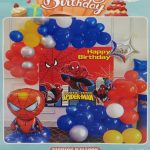 Набір повітряних куль для фотозони "Happy birthday: Людина-Павук" 167-P