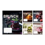 Набір зошитів учнівських Yes "Brunch" клітинка, 36 аркушів, 15 зошитів 769102