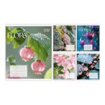 Набір зошитів учнівських Yes "Flora" клітинка, 48 аркушів, 10 зошитів 768794