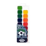Фарби акварельні Yes Football 18 цв.медові б/п