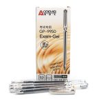 Ручка гель. Aodemei "Exam gel" 0,5мм, чорн., ціна за 12 шт. //