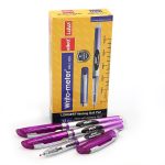 Набір ручок масляних Ellott "Writo-meter" фіолетові чорнила, 10км, 12 ручок 8048ET-VIO