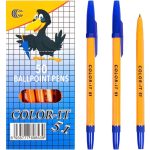Ручка кулькова COLOR-IT CR51-50 синя по 50шт в уп. //