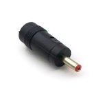 Перехідник DC 5.5x2.1mm (мама) - 3.5х1.35mm (тато) Red