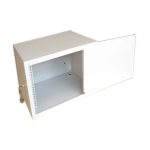 Антивандальна шафа VAGOS 19" 7U - 1.5 (520х320x450) двері пенал, замок - сувальдний, 6відп. 22мм