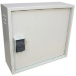 Антивандальна шафа VAGOS Super Antilom 19" 3U - 1.5 (550х500x220) двері - приховані петлі, замок - крабовий, 8відп.