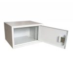 Антивандальна шафа VAGOS Super Antilom 19" 9U - 1.5 (530х410x450) двері - приховані петлі, замок - сувальдний, 8відп. 22мм