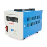 Стабілізатор напруги релейний Westech SVR-1000VA/750W однофазний, напольного монтажу, LED дисплей, діапазон 150-270V, AC230±8%, 2*Shuko, Q8