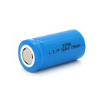 Акумулятор Li-Ion Vipow ICR16340/CR123 FlatTop, 700mAh, 3.7V, Blue Q50/500