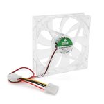 Кулер корпусний 12025 DC sleeve fan 4pin - 120*120*25мм, 12V/0,15A, 1900об/хв, Red