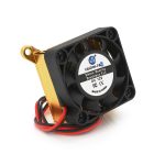 Кулер Caizhu-Fan 4010, 40x40x10mm + радіатор, 12V/0.05A, 2-pin, Black, OEM