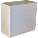 Антивандальна шафа VAGOS Lite 19" 4U - 0.8мм (550х500x250) двері пенал, замок - сувальдний, 6відп. 22мм