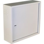 Антивандальна шафа VAGOS Lite Super Antilom 19" 2U - 0.8мм (550х500x150) двері - приховані петлі, замок - сувальдний, 8відп.