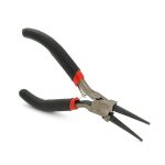 Круглогубці Voltronic, 4,5-дюймові, чорно-червоні ручки, 120мм