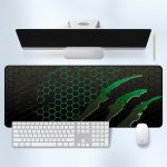 Килимок 300*800 тканинний Honeycomb з боковою прошивкою, товщина 2 мм, колір Black/Green, Пакет
