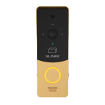 AHD панель виклику Slinex ML-20CRHD (black/gold), 2 Мп, EM-Marin зчитувач, кут огляду 115°, 45×130×24 мм