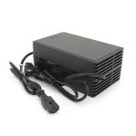 Зарядний пристрій для акумуляторів LiFePo4 48V(58,4V),16S,8A,500W, штекер Triangle plug (T-tipe/C13/IEC). індикація, 220х122х86mm, 1.5kg