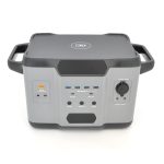 Портативна зарядна станція XO-PSA-1200Q потужністю 1200W, (1080Wh/ 300000mAh), Output: 3AC+ 2USB+ 1Type-C+ 2DC+1 *Cigarette Lighter Female, Black