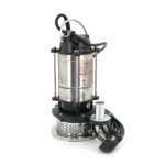 Занурювальний насос, 550W, 220V, до 3 м³/год, підйом до 20 м, 25 мм, нержавіюча сталь, 355х205х185мм, 3,770 кг + перехідник