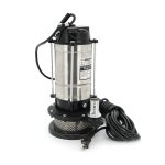 Занурювальний насос, 1100W, 220V, до 4м³/год, підйом до 26м, 25мм, нержавіюча сталь, 410х195х225 мм, 11 кг. + перехідник