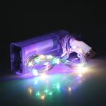 Гірлянди 30LED, 1 режим, 3 метри, прозора ізоляція, живлення від 3*АА, Mix Color, OEM