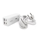 Мережевий фільтр LDNIO SС1418, 1 Розетка + 2 USB +2 Type-C, 2 м, перетин 3х0, 75мм, White, Box