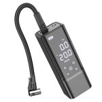 Портативний повітряний насос HOCO ZP7, до 10 атм, вбудований акумулятор 5000mAh, ліхтарик, Black, Box