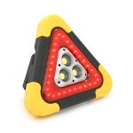 Знак аварійної зупинки Suitu ST-1101L-S. АКБ 2000 мА · год. 42 LEDs та COB-ліхтар. Заряджається від сонячної панелі та USB. 5 режимів. 27×27×27 см.