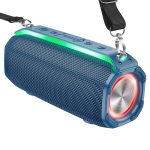 Портативна колонка HOCO HC23 IPX4, BT 5.0, 2x5W, RGB підсвічування, Navy Blue, Box