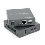 Активний VEGGIEG V-HD010 KVM HDMI 2*1 спліттер 60m, HDMI 1080P, USB & Audio Support, Grey, Box