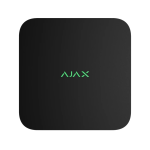 Мережевий відеореєстратор Ajax NVR DC (16ch) black, роздільна здатність до 4К, підтримка ONVIF/RTSP, декодування H.265/H.264, ємність до 16Тб