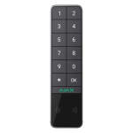 Бездротова вулична клавіатура зі зчитувачем Ajax KeyPad Outdoor Jeweller Graphite