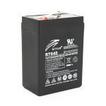 Акумуляторна батарея AGM RITAR RT645, Black Case, 6V 4.5Ah (70х47х99 (105)), 0.864kg Q20 (2022 рік)