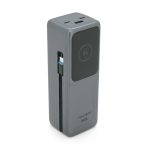 Powerbank Fulltech FP34 30000mAh, Fast charge PD140W, Li-pol, LCD Display, Вхід:Type-C, Виходи: 2xUSB Type-C, 1xUSB Type-A, USB Type-C Cable, Box