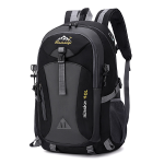 Рюкзак спортивний, Alaska40-B, полієстр, вихід під кабель USB/навушники, 40L, чорний, Q50