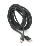 Кабель Type-C to Type-C (male to male), PD100Вт, довжина 2.0м, обплетення, Black, Box