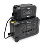 Портативний джерело живлення OUPES S3+S2, LiFePO4, 3600W, PEAK 7000W, 5120Wh, 3500 циклів, MPPT 2100 Вт, 5xAC190-250 В 16 А, 4xUSB-A -18 Вт, 2xUSB-C - 100 Вт, Anderson 12 В 30 А, IP21, 642*305*438 мм, 37,8 кг