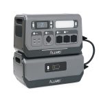 Портативная зарядная станция ALLWEI SGR-PPS2400-2PRO+BAT, 2400W/4096Wh LiFePO₄, MPPT 500W max ХТ60/12 – 60 В/10 А, 2xDC5521-12V-12A, CarPort-12V-12A, 3xAC230V, 2xUSB-A-18W, 2xUSB-C-100W, Wi-Fi, charge 1.5 h, 480x260x535 мм, 42.5кг