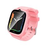 Дитячий смарт годинник Hoco Y106, 4G, GPS, Wi-Fi, HD камера, 1.83" HD-дисплей, дзвінки, відеодзвінки, голосові повідомлення, Pink, Box