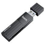 Кардрідер універсальний HOCO HB20 USB 3.0, формат MicroSD, пластик, Black