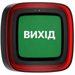 Бездротовий світлозвуковий адресний пожежний сповіщувач Ajax EN54 FireProtect (Sounder/VAD) ВИХІД Black