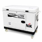 Генератор дизельний NIC DG15000, 1-фазний 230V, 50Hz, 12kW, бак 25 л, витрата 3.1 л/год, пуск: стартер/AVR, 1280х750х870 мм, 315кг