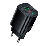 СЗУ BOROFONE BAS85A USB+Type-C, PD30W+Q3.0, Black, Box