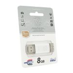 Флеш-накопичувач T&G Star S, USB 2.0+Type-C, 8GB, Metal, Blister