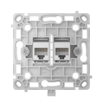 Механізм для розетки Ajax OutletCore (LAN) White